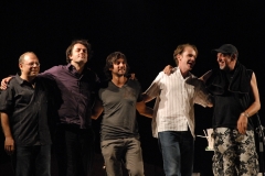 con Mariano Díaz, Marco Herreros, Chris Kase y Manuel de Lucena, Festival Galapajazz